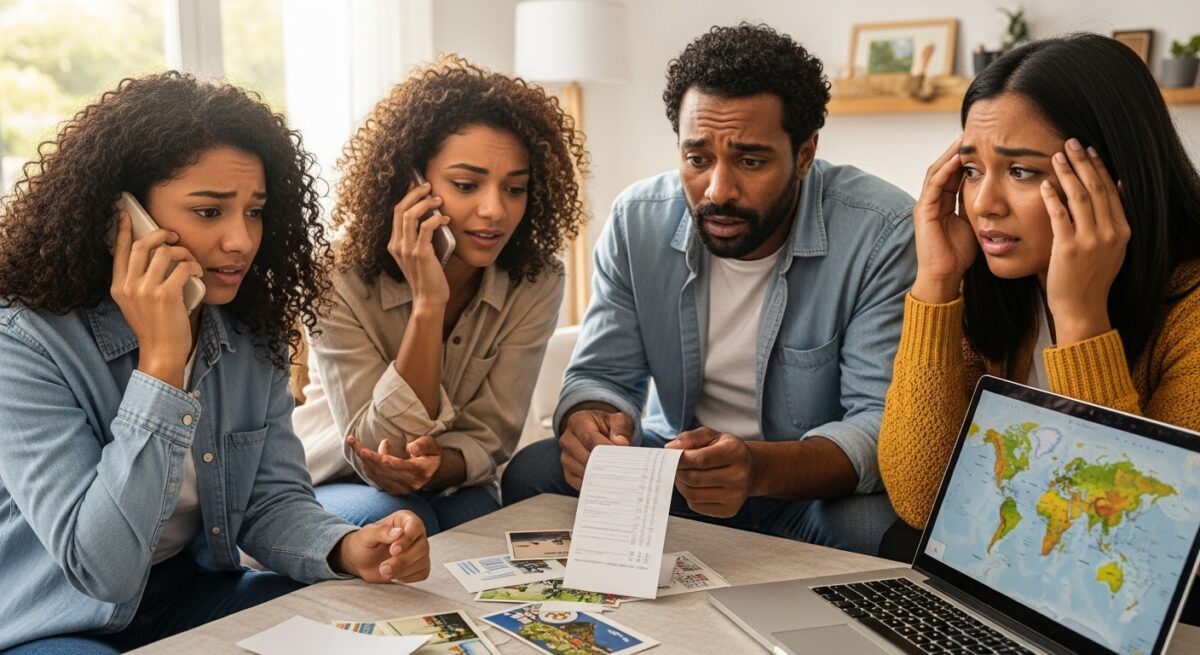 internationaal bellen gezin emoties