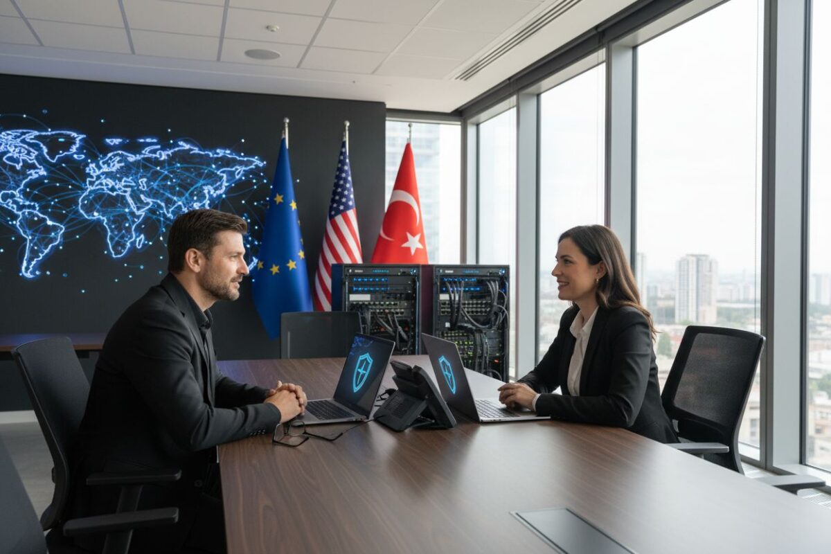 internationaal bellen beveiliging kantoor