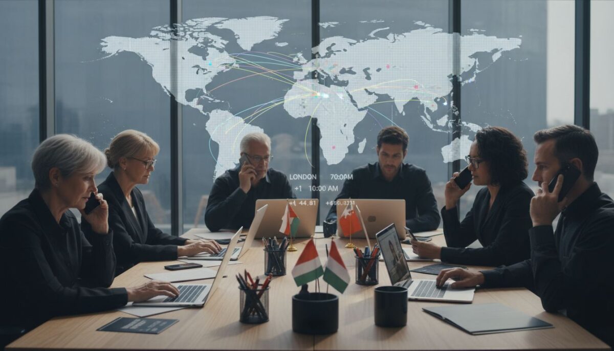 internationale communicatie kantoor