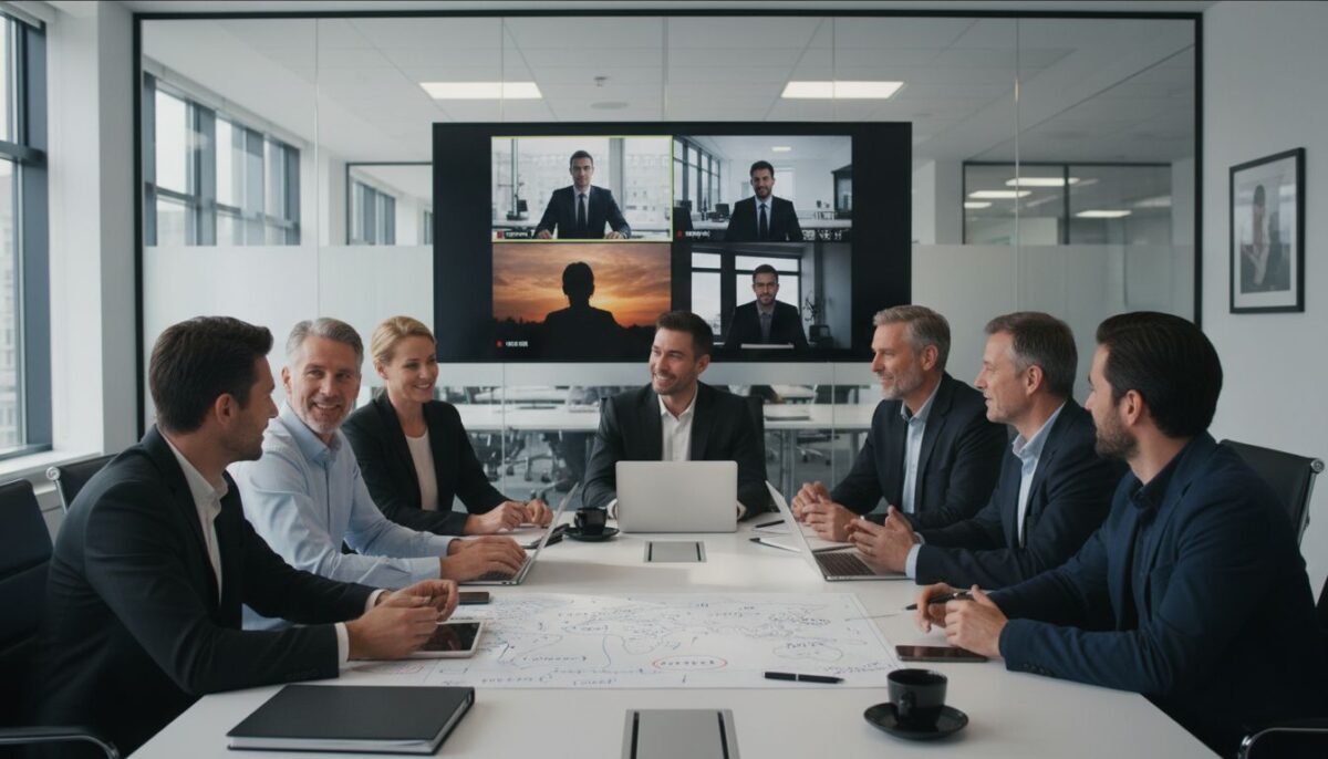 internationaal bedrijfsvergadering