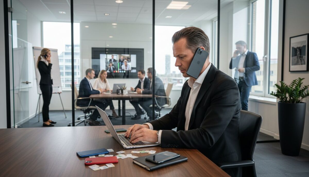 mobiel bellen kantoor