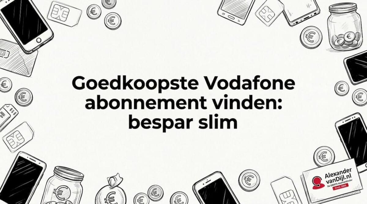 Sfeervolle titelafbeelding met illustraties van smartphones en munten