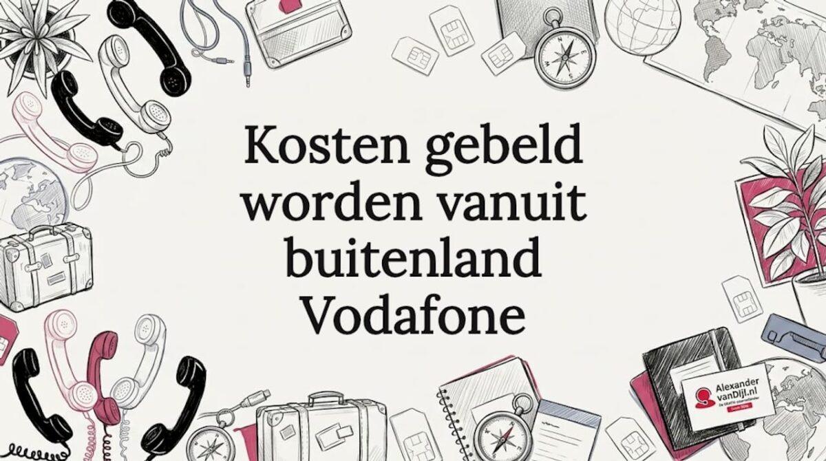 Sfeervolle, handgetekende illustraties van telefonie en reizen rondom de titel