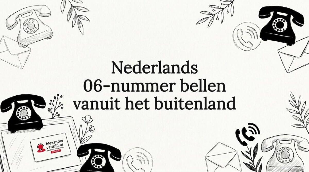 Met de hand getekende, sierlijke illustratie als titelkaart