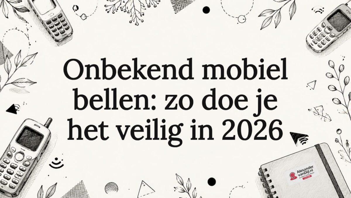 Sfeervolle illustratie als omlijsting van de titel