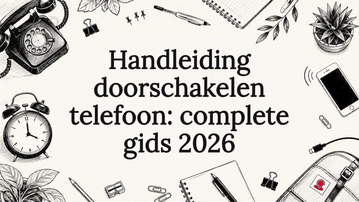 Sfeervolle illustratie als omlijsting van de artikelkop