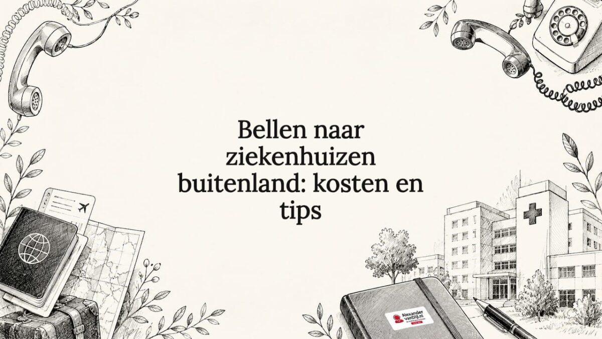 Sfeervolle illustratie als omlijsting bij de titel