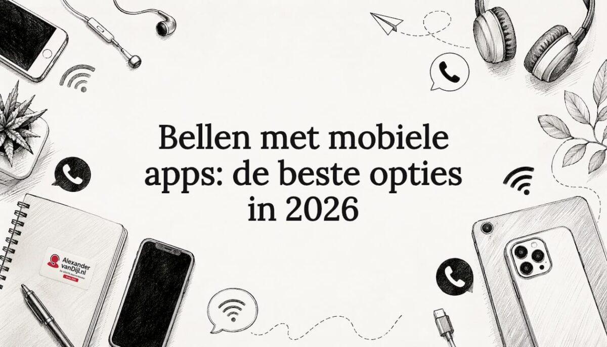 Sierlijk vormgegeven titelkaart met illustratief kader