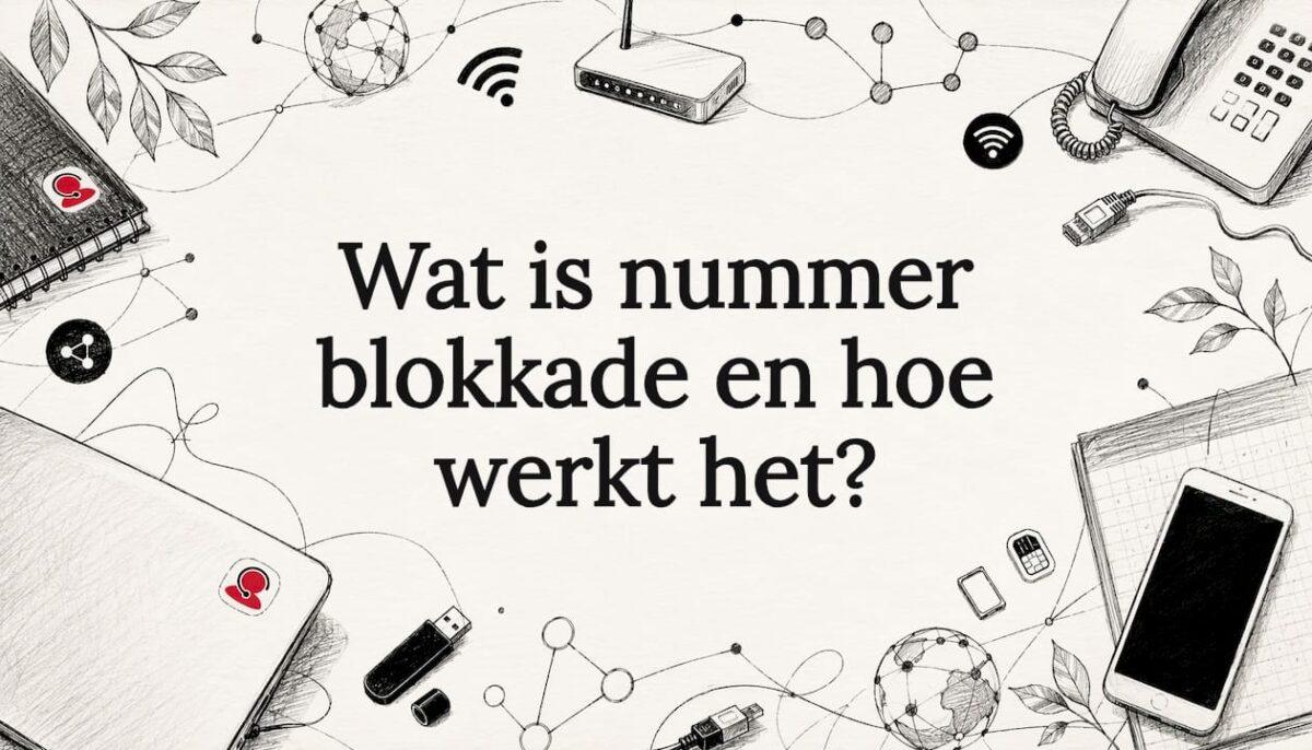 Sfeervolle titelkaart met illustratie van een nummerslot