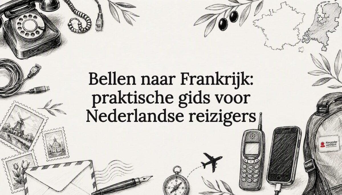 Sfeervolle illustratie als omlijsting voor de titel