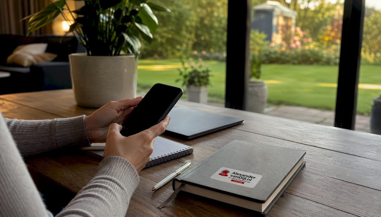 Je telefoon bij de hand houden tijdens het bellen met de klantenservice