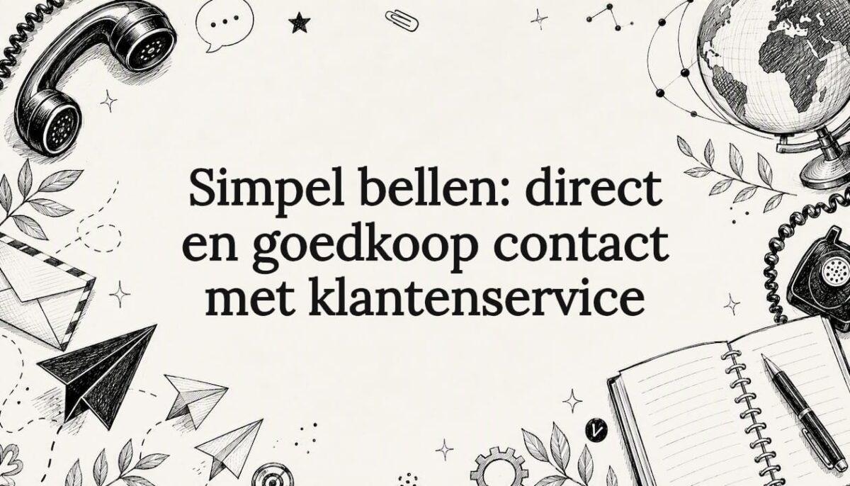 Sfeervolle titelkaart voor een artikel over eenvoudig bellen
