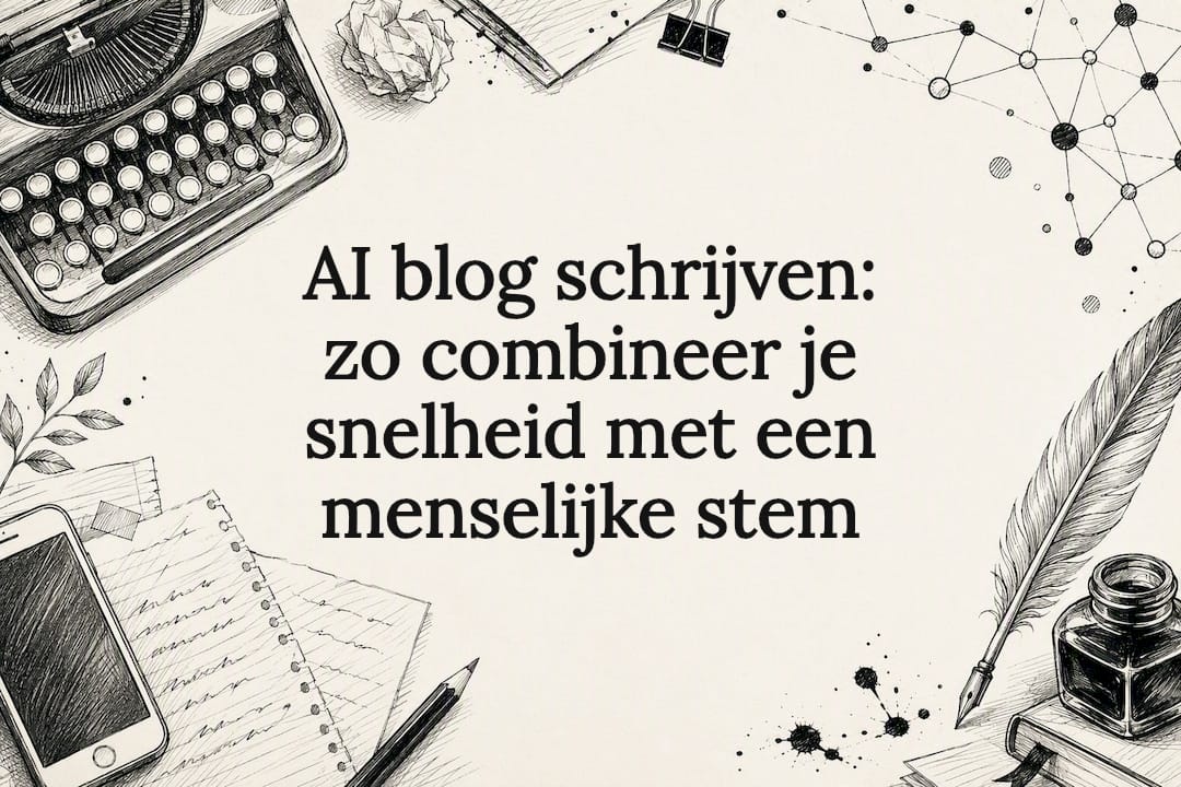 Decoratieve titelkaartillustratie