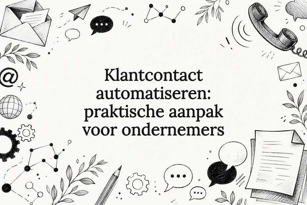 Sfeervolle titelafbeelding voor geautomatiseerd klantcontact