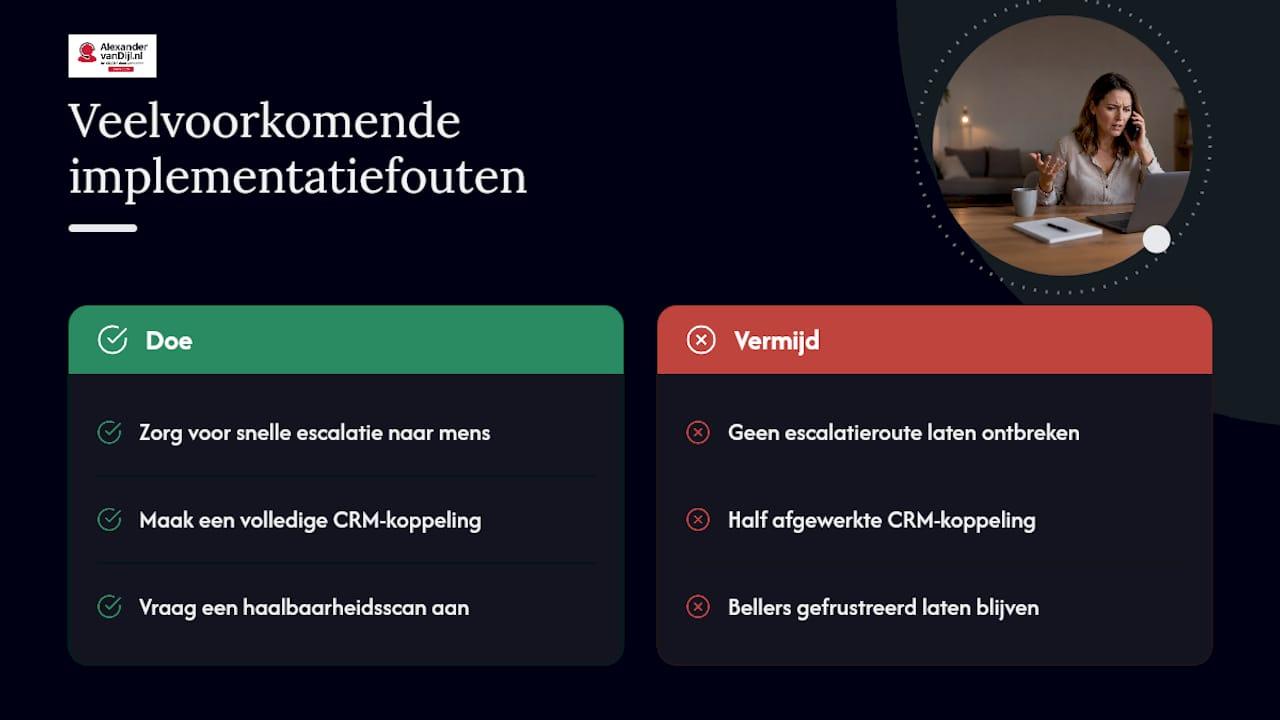 Wat ik vaak zie misgaan bij implementaties — overview diagram